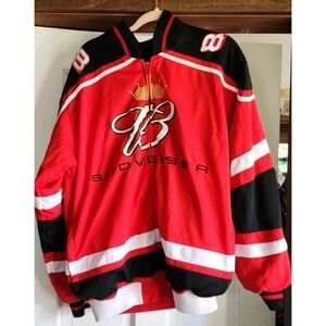 Vintage Nascar Dale Earnhardt Budweiser Racing Chase Authentics Jacket Medium